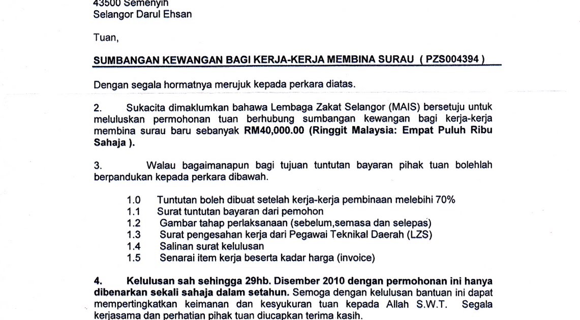 Contoh Surat Rasmi Permohonan Membuka Akaun Bank - Rasmi Q