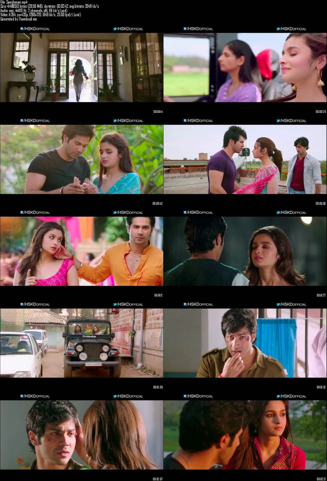 Mediafire Resumable Download Link For Video Song Samjhawan - Humpty Sharma Ki Dulhania (2014)