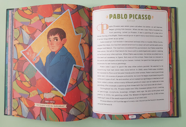 The story of Picasso in the Never too Young! children's book