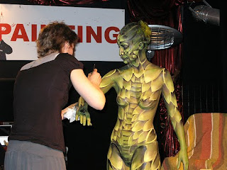 star bodypainting art