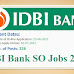 IDBI Bank SO Jobs 2022