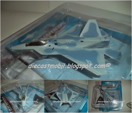 MAINAN DIECAST MINIATUR PESAWAT JET TEMPUR, REPLIKA 