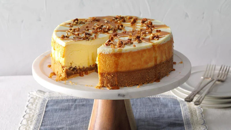 Caramel Pecan Cheesecake