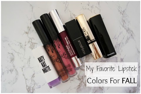 VIDEO: My Favorite Lipstick Colors For Fall | 2016 