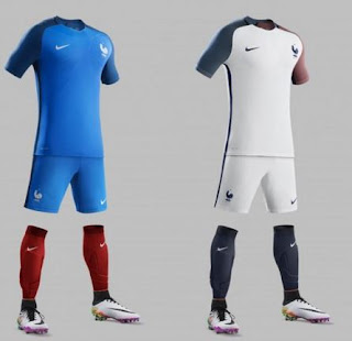 Tenue de l’équipe de France pour l'euro 2016