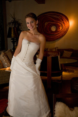 the wedding dress