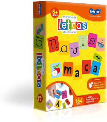 Caixinha de Letras Toyster Brinquedos