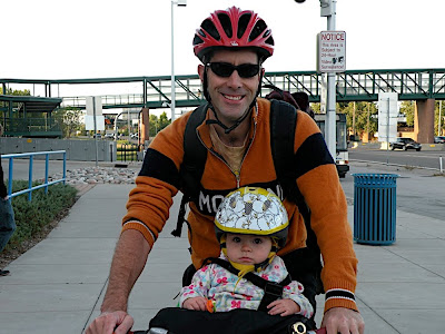 father daughter cycling