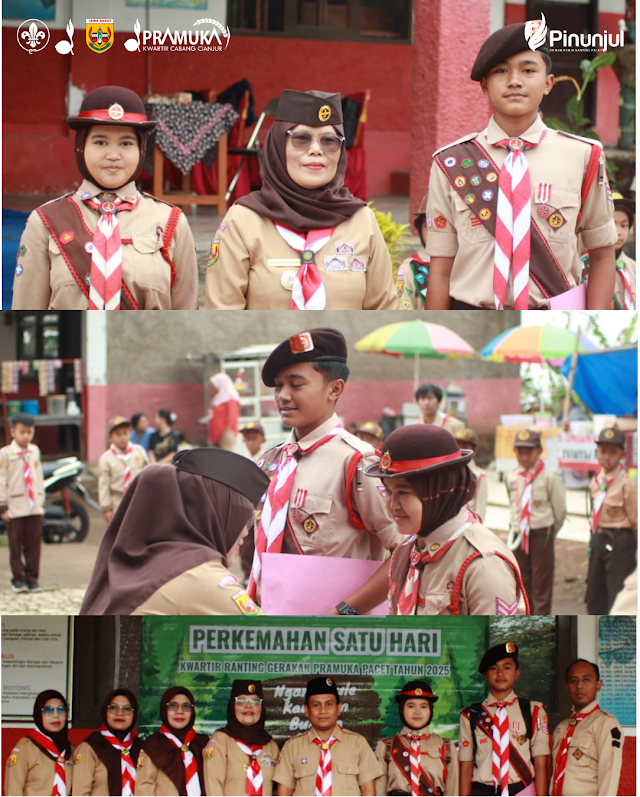 Pelepasan Peserta Jambore Daerah 2025 Kontingen Cianjur Asal Kwarran Pacet
