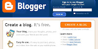 Blogger.com Create a Blog Page