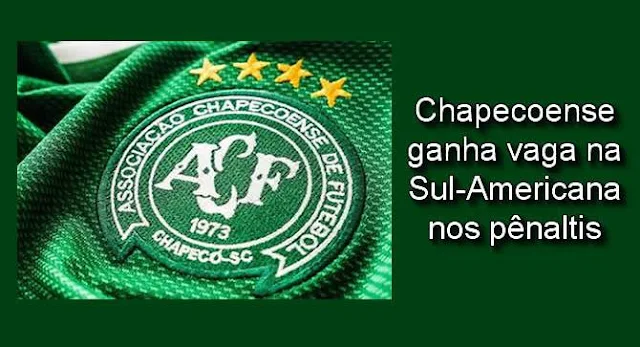 Chapecoense ganha vaga na Sul-Americana nos pênaltis.