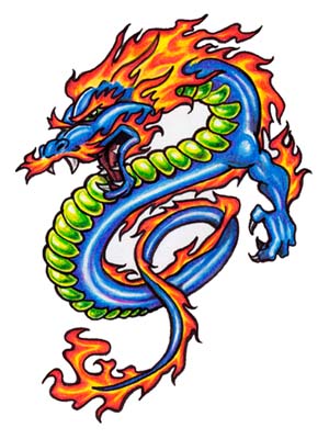 dragon tattoo represents death and is described as a design Destruction