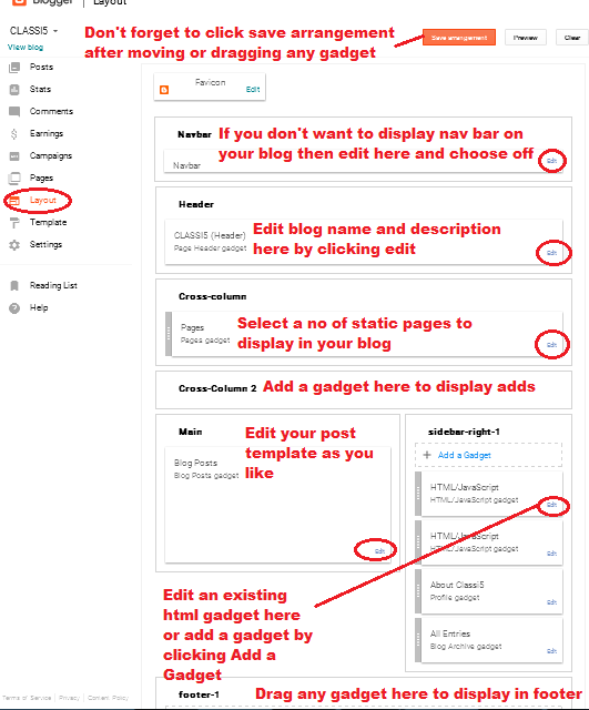 Blogger Layout