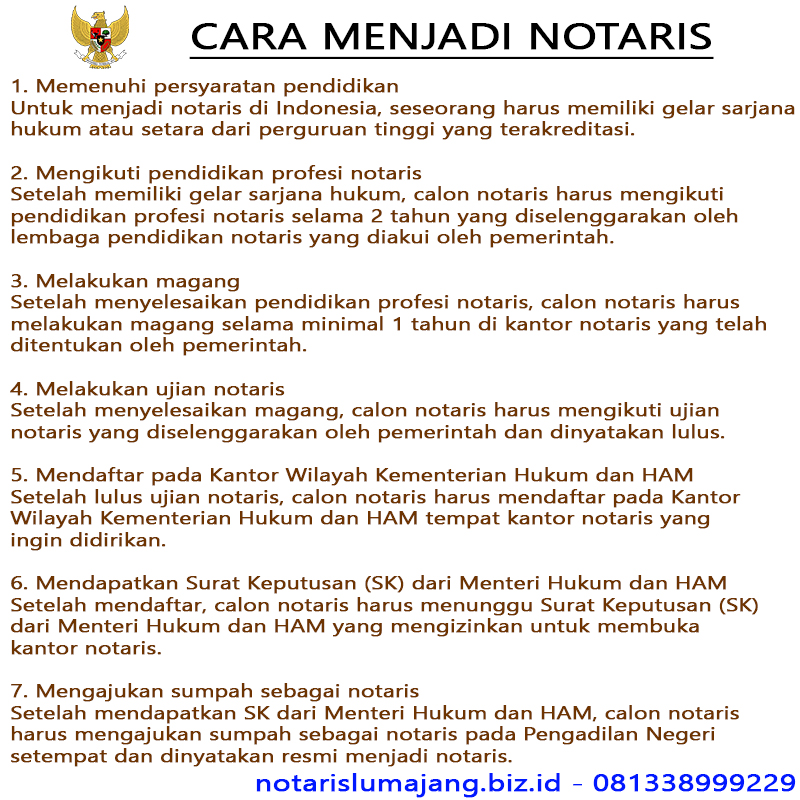 CARA PRAKTIS MENJADI NOTARIS