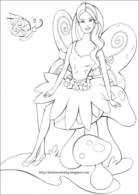 fairy coloring pages