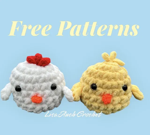 crochet chick crochet hen pattern free - no sew crochet hen pattern free