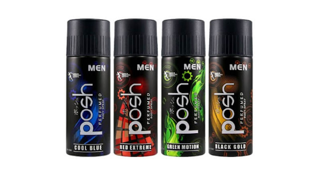 posh men body spray  wangi tahan lama