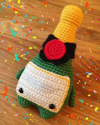 Decoração de ano novo  Amigurumi