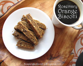 Rosemary Orange Walnut Biscotti - recipe