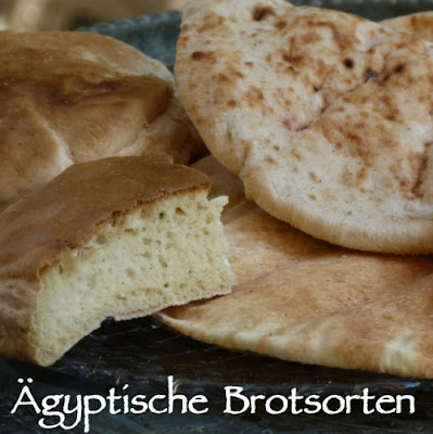 Ägyptische Brotsorten Überblick Fladenbrot Sonnenbrot