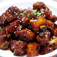 Preparing Sweet And Sour Porks Ribs. Delicious Meal