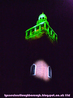 Light show on the Carillon Loughborough