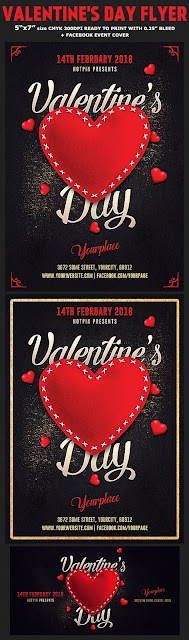  Valentines Day Flyer Invitation Template