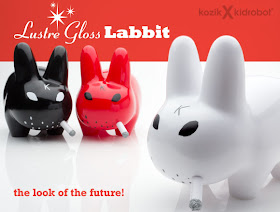 Kidrobot Glossy Smorkin’ Labbit by Frank Kozik - White, Red and Black Editions.jpg