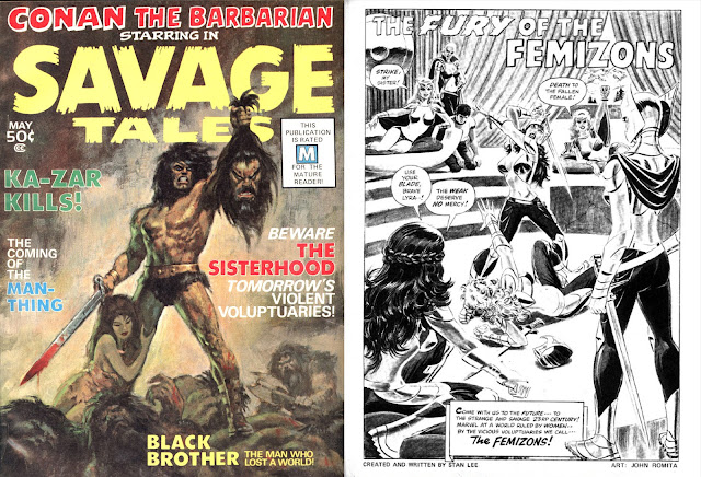 Marvel Magazine storia Savage Tales 1 1971