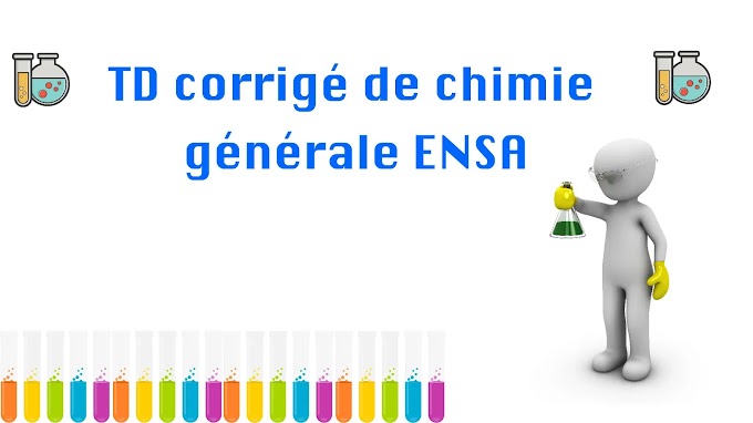 TD corrigé de chimie générale