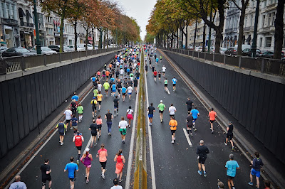 Corredores maratón