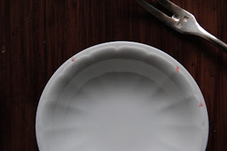 フランスアンティーク　白いおままごとのお皿