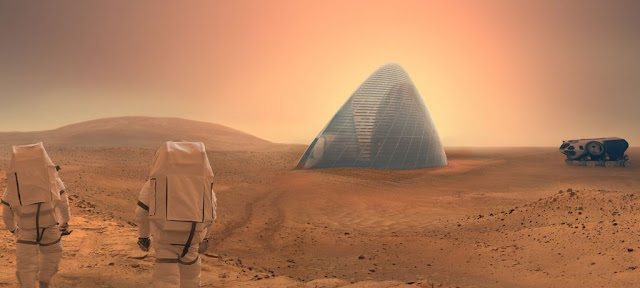화성 Mars 이주 나사 NASA 디자인 얼음집 icehouse