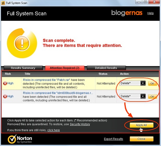 Cara Scan Virus dengan Norton AntiVirus 2012 (Full Gambar Tutorial)