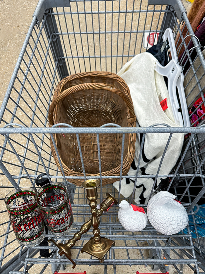 thrift store cart shoot