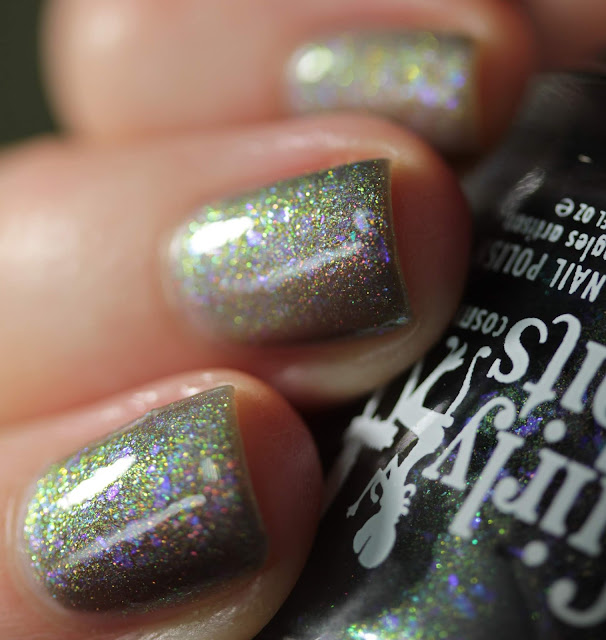 Girly Bits Black Blizzard swatch by Streets Ahead Style