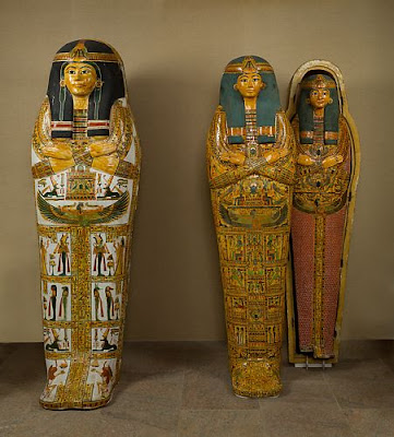 storia dell'arte pittura egizia i sarcofagi dipinti sarcofago di Hannettawy sarcofagi interni