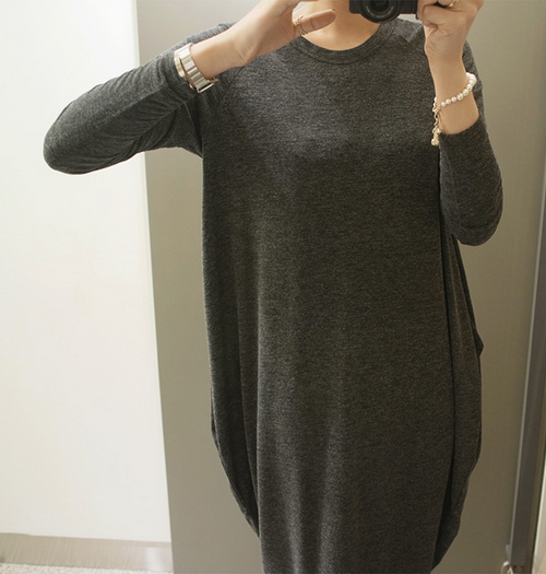 Basic Long Sleeve Dress