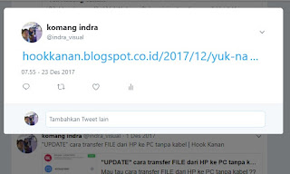 Cara mudah share Blog ke Twitter disertai Gambar dan Link