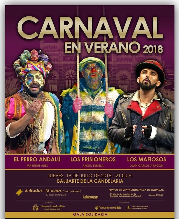 Recordemos...el 19 de Julio Carnaval de Verano en Cádiz