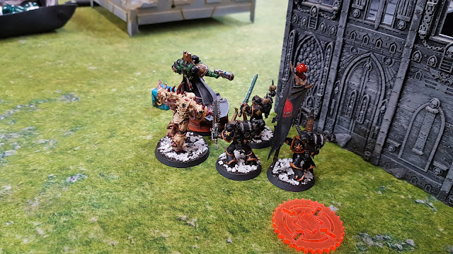 Chaos Space Marines vs Salamanders - 1250pts - Beachhead - a tournament report from Weekend at Burnie's 2 - an invitational event for Moarhammer patrons.