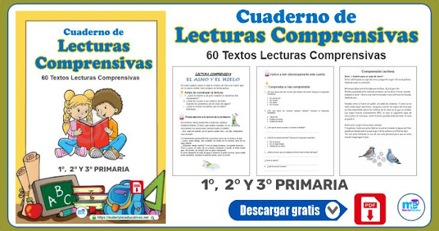 60 Textos Lecturas Comprensivas para primaria