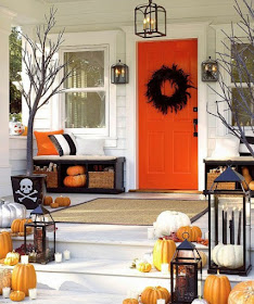 Ideas para decorar la puerta de entrada en Halloween