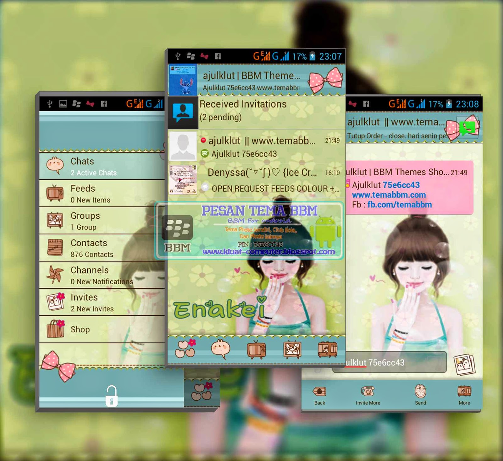 Download Android Tools BBM MOD Lucu Versi 2 7 0 23