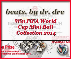 Get The World Cup Fever With Beats 28 May 2014