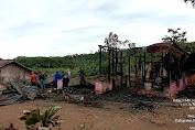 Dua Unit Rumah Warga Kampung Wih Porak Di Lalap Api