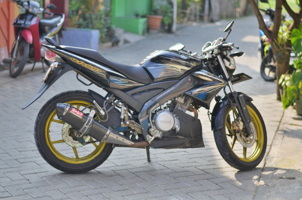 Modifikasi Motor Vixion 2010 Hitam - Modifikasi Jakarta