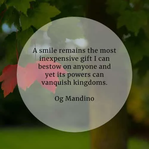 Smile quotes that will help prove its significance