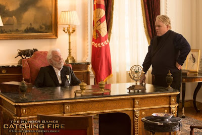 Phillip Seymour Hoffman Donald Sutherland Hunger Games Catching Fire