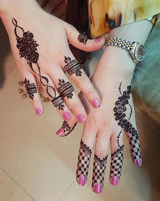 New Fingers Mehndi Design Easy and Beautiful Stylish Pics - WallpaperDPs